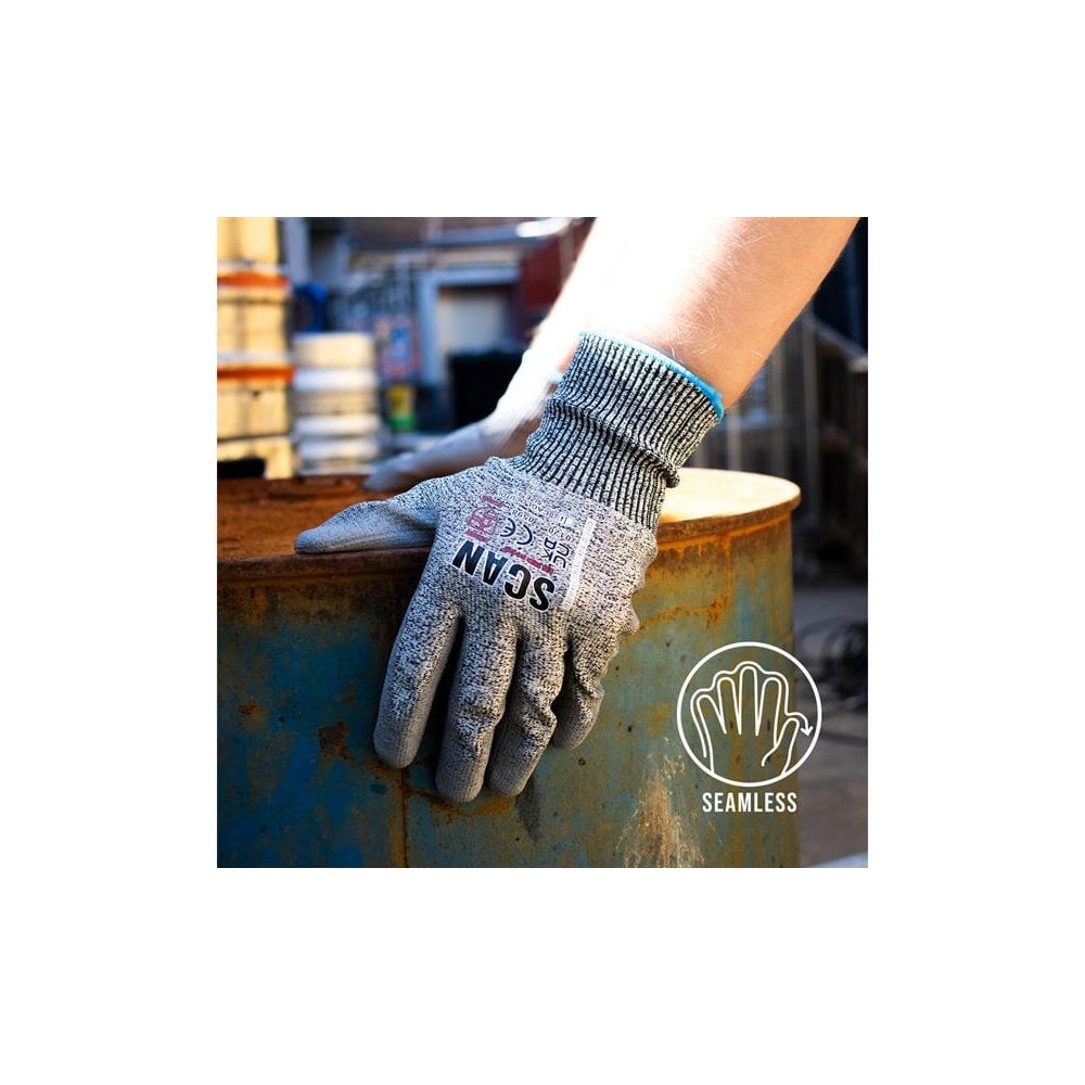 Scan PU Palm Cut D Gloves - XXL (Size 11)