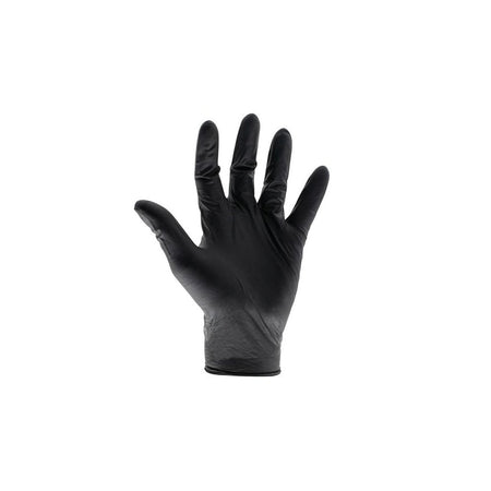 Scan Black Heavy-Duty Nitrile Disposable Gloves XL (Box of 100)