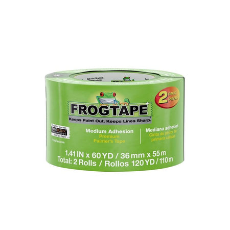 Shurtape FrogTape® Multi-Surface Masking Tape 36mm x 55m (2 Pack)
