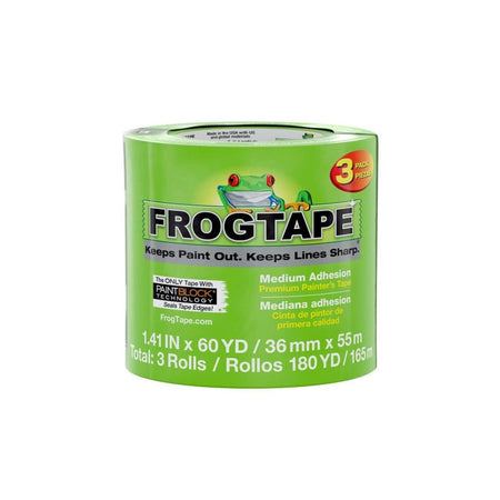 Shurtape FrogTape® Multi-Surface Masking Tape 36mm x 55m (3 Pack)