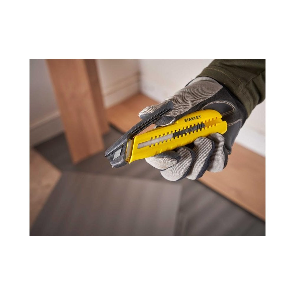 STANLEY® Hand Tools Slide Snap-Off Knife with Blade Breaker 18mm