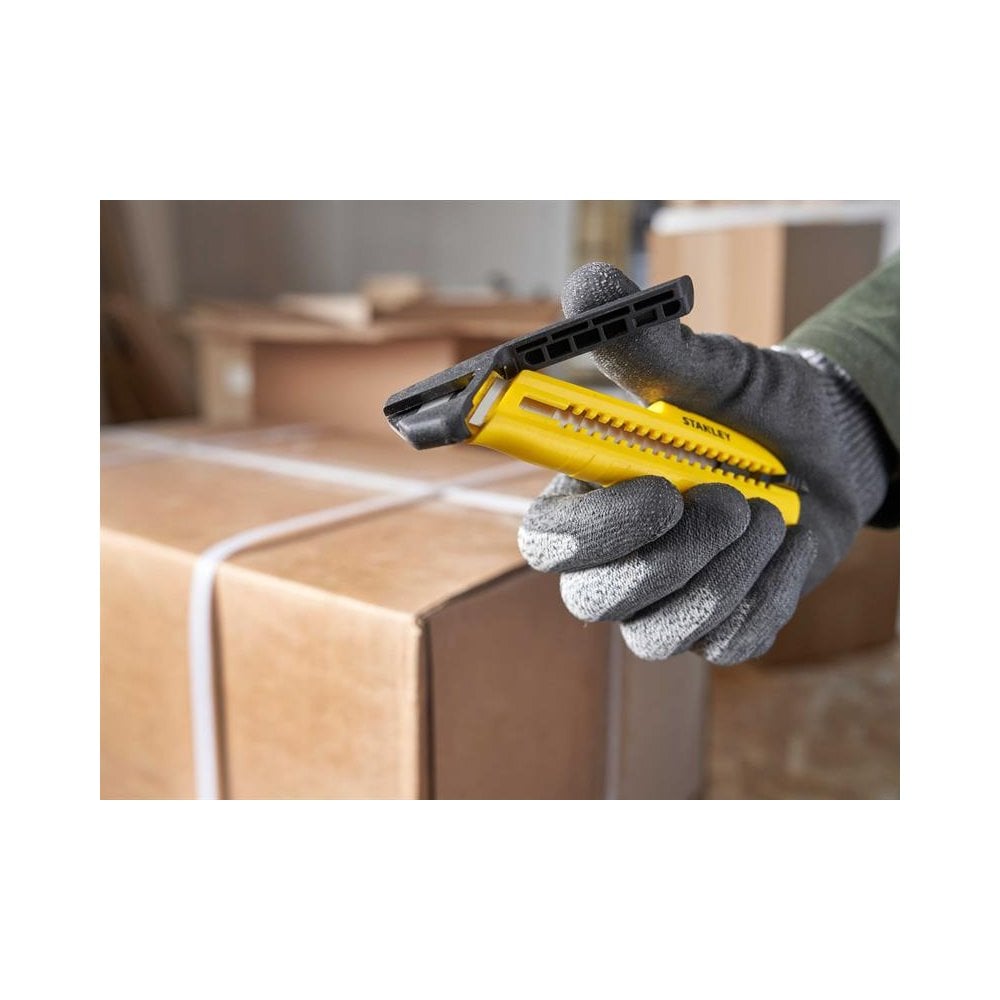 STANLEY® Hand Tools Slide Snap-Off Knife with Blade Breaker 18mm