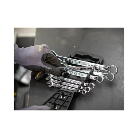 STANLEY® Hand Tools Combination Wrench Set, 7 Piece