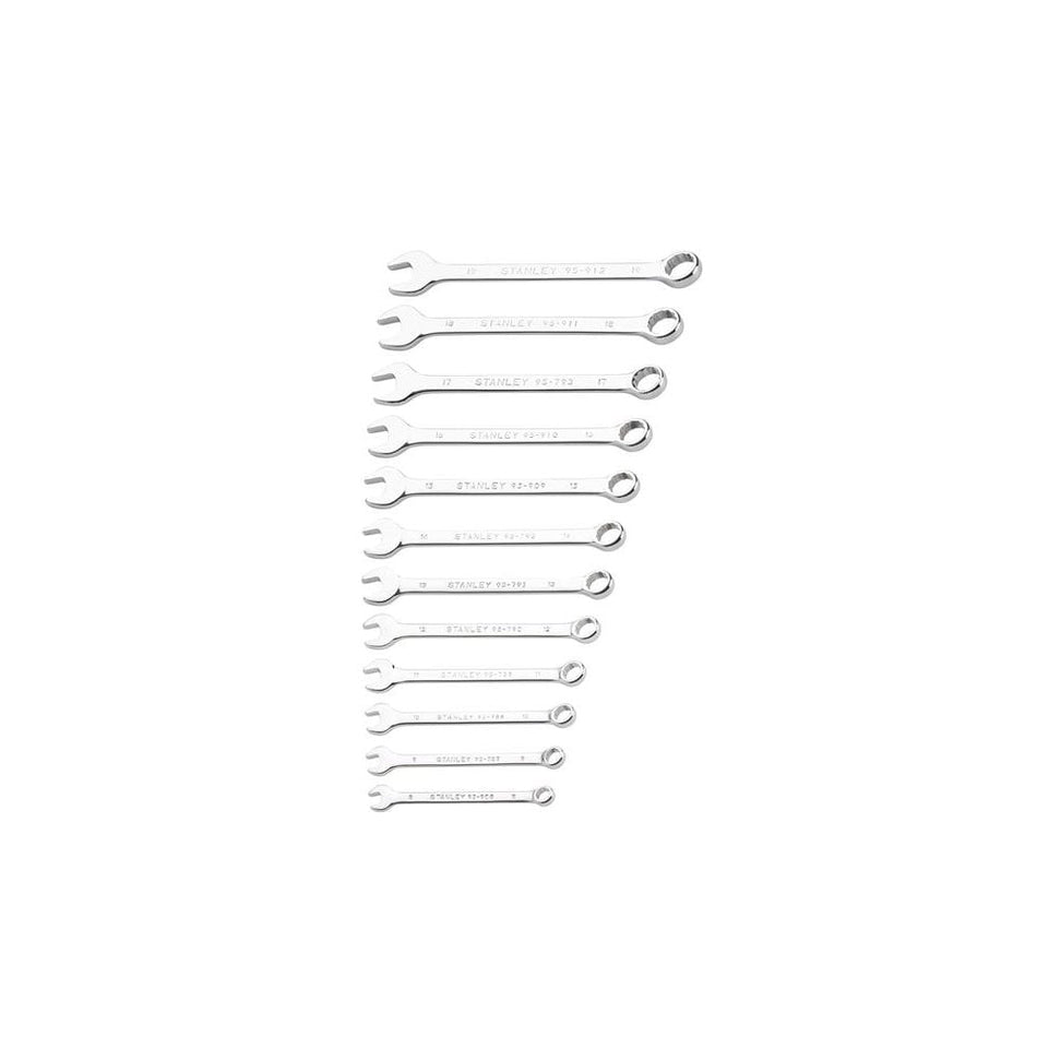 STANLEY® Hand Tools Combination Wrench Set, 12 Piece