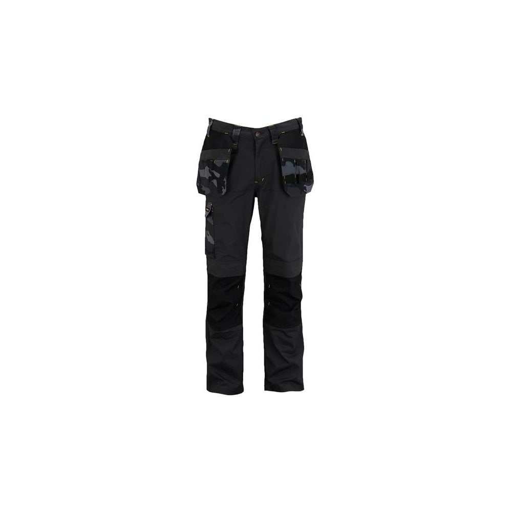 STANLEY® Clothing Dixon Slim Fit Trousers Black Camouflage Waist 32in Leg R