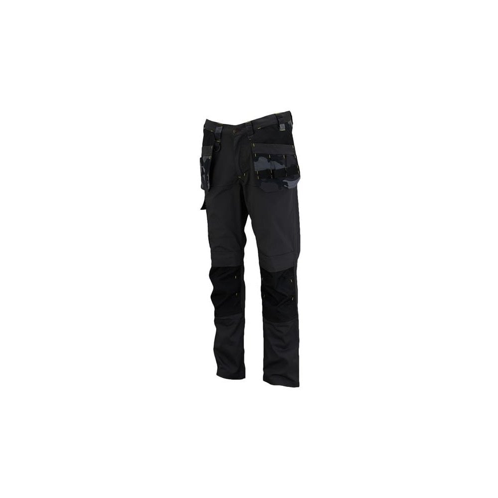 STANLEY® Clothing Dixon Slim Fit Trousers Black Camouflage Waist 32in Leg R