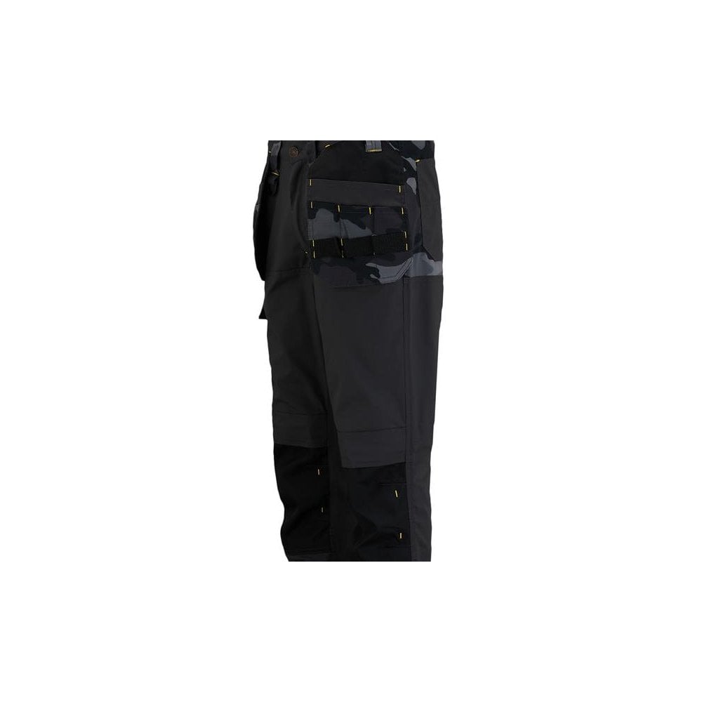 STANLEY® Clothing Dixon Slim Fit Trousers Black Camouflage Waist 36in Leg R