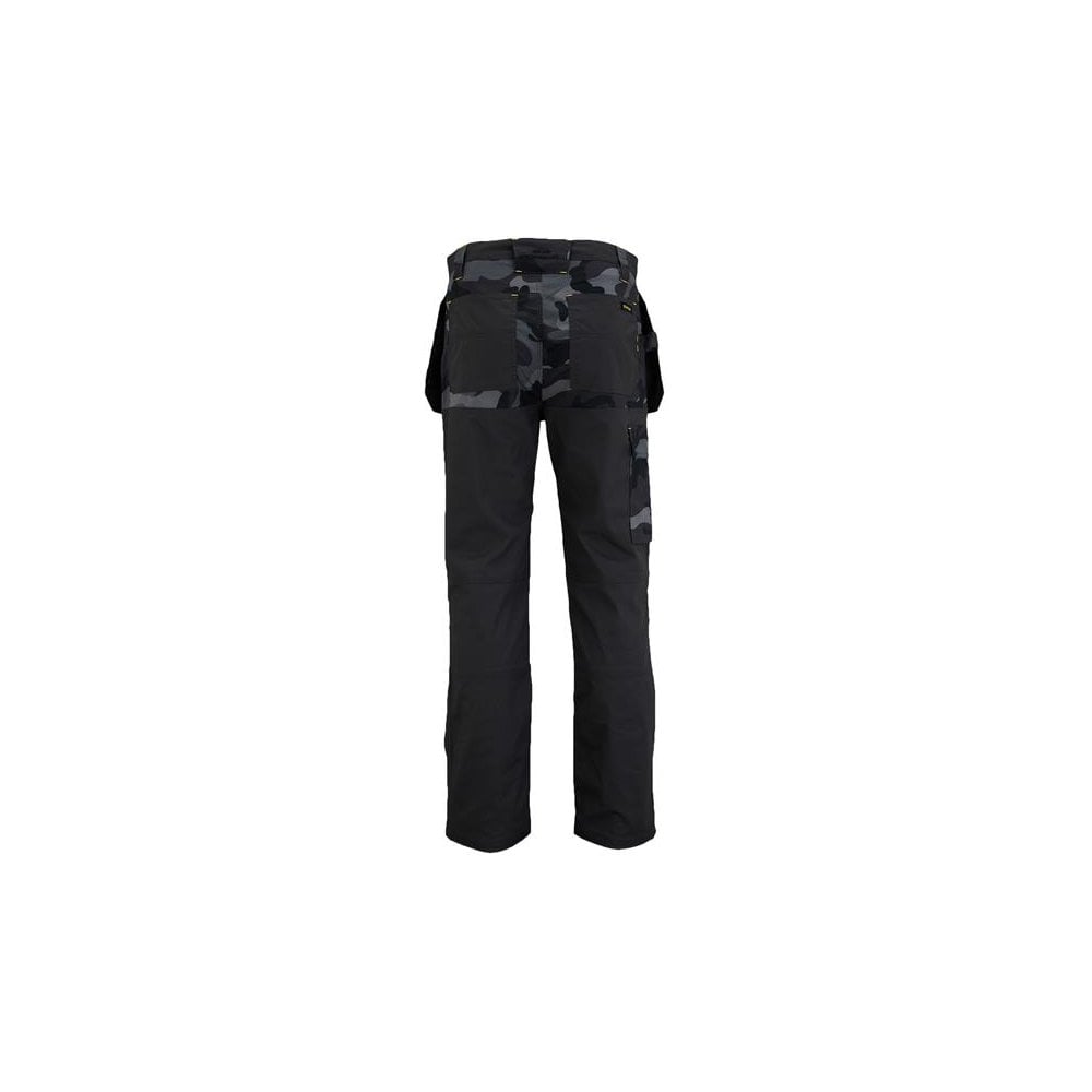 STANLEY® Clothing Dixon Slim Fit Trousers Black Camouflage Waist 38in Leg R