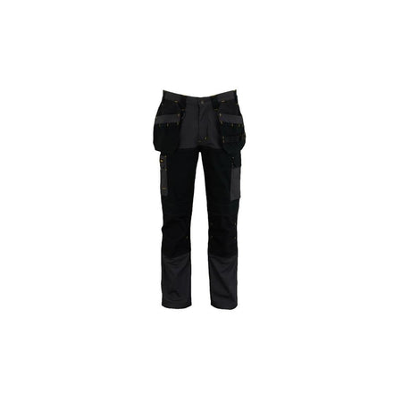 STANLEY® Clothing Dixon Slim Fit Trousers Grey/Black Waist 32in Leg R
