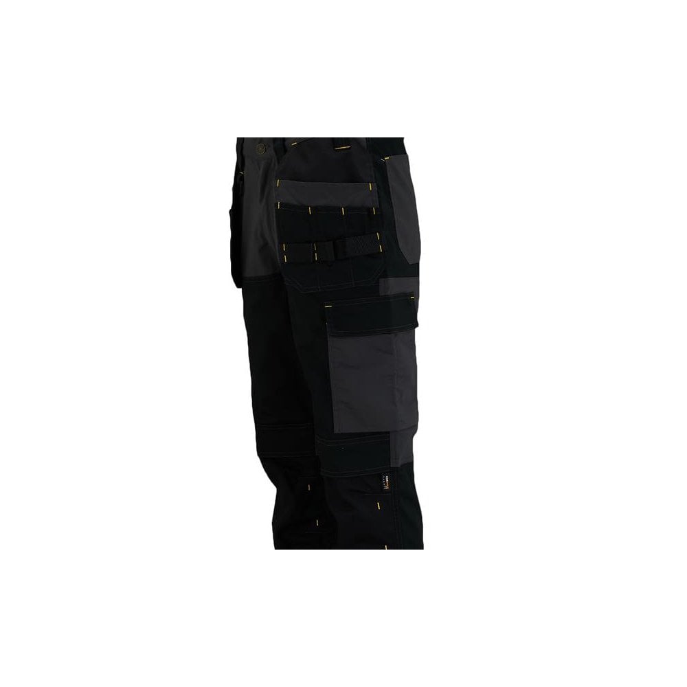 STANLEY® Clothing Dixon Slim Fit Trousers Grey/Black Waist 34in Leg R