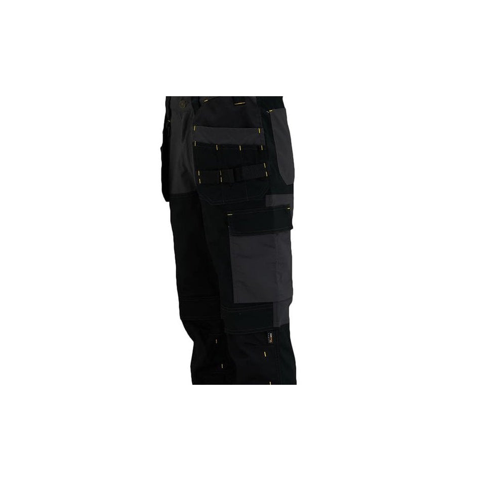 STANLEY® Clothing Dixon Slim Fit Trousers Grey/Black Waist 36in Leg R