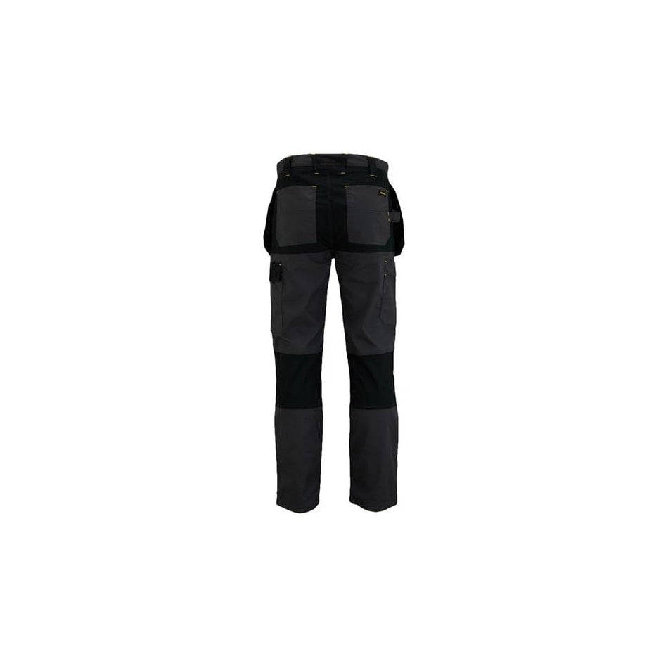 STANLEY® Clothing Dixon Slim Fit Trousers Grey/Black Waist 38in Leg R