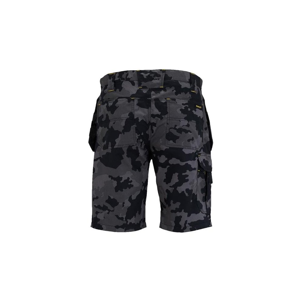 STANLEY® Clothing Hanley Holster Shorts Black Camouflage Waist 36in