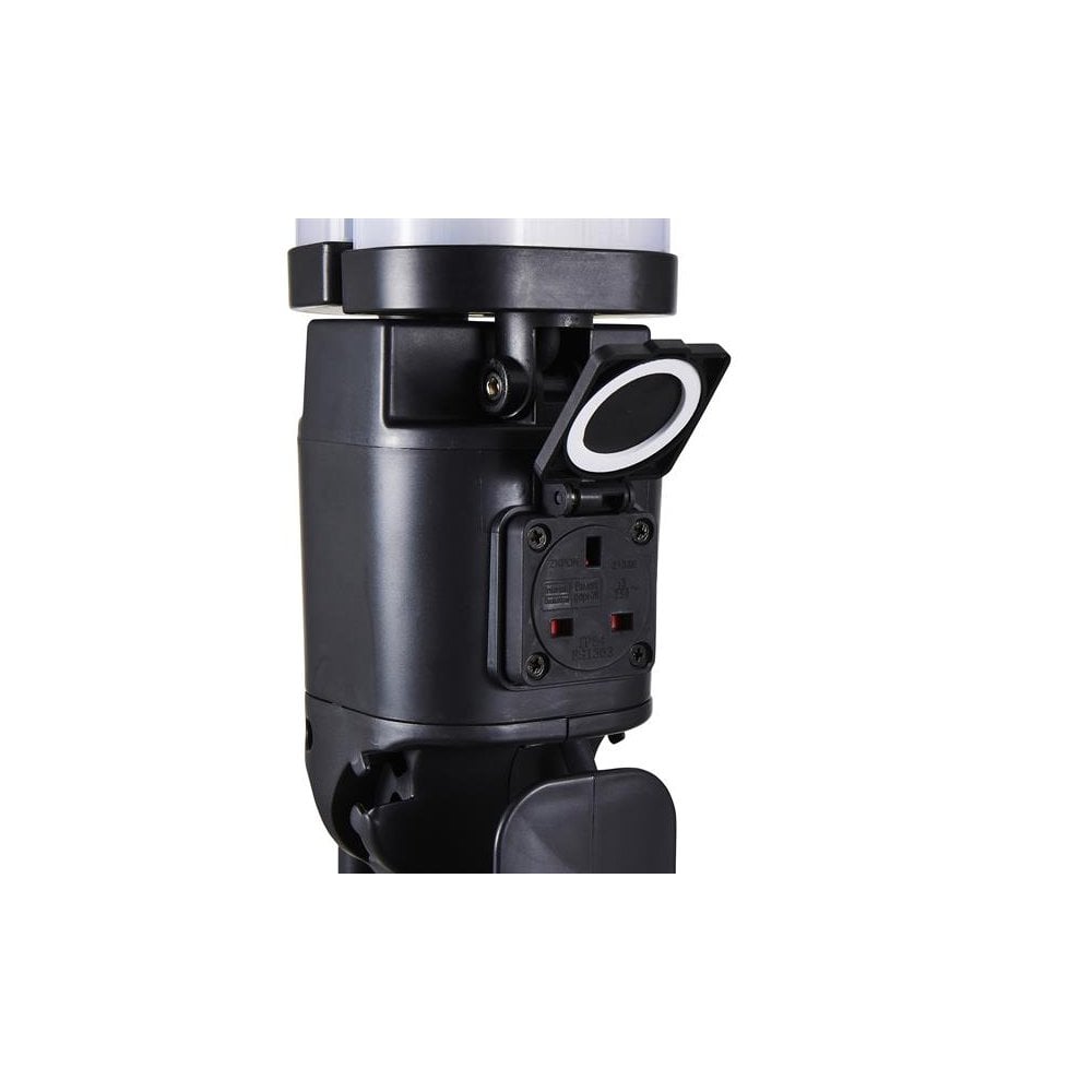 STANLEY® Lighting Area Tower Light with Outlet Socket 8000 Lumens
