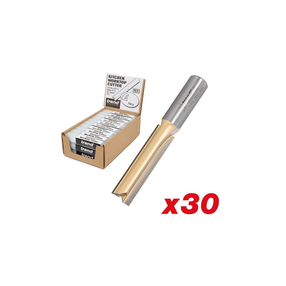 Trend BR01 1/2in 50mm Kitchen Worktop Cutter Display (30 Cutters)