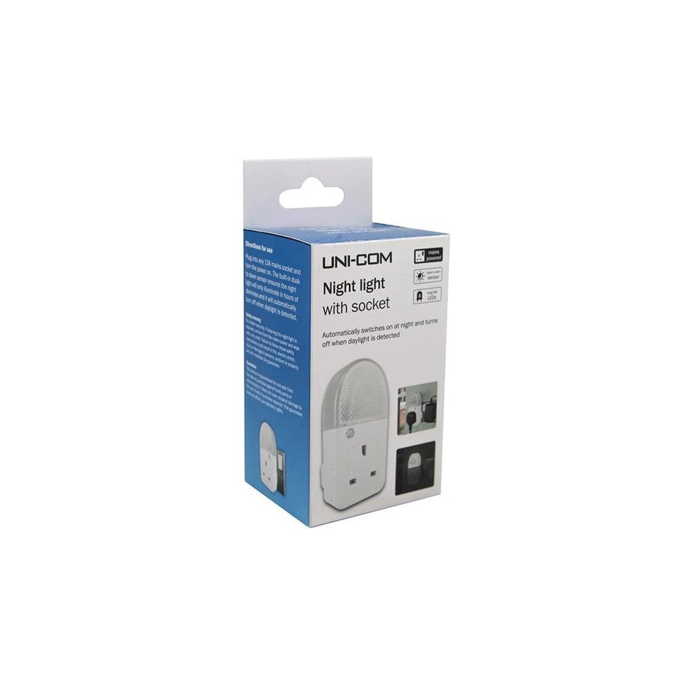 Uni-Com Plug-Through Night Light