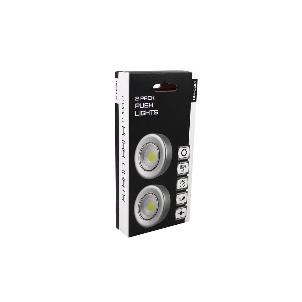 Uni-Com Push Light (2 Pack)