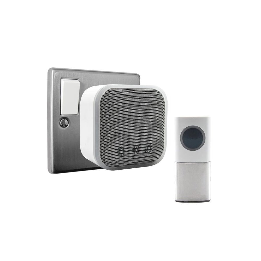 Uni-Com Plug-in Door Chime, White