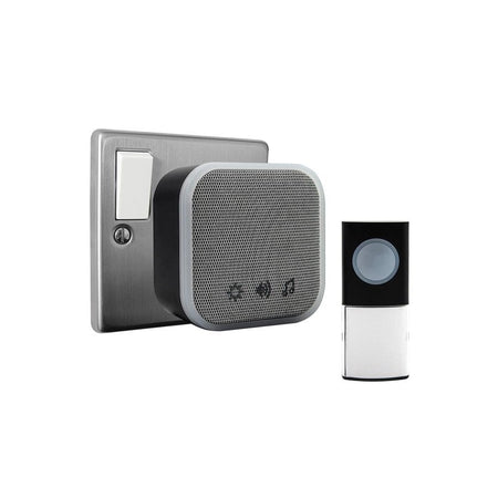 Uni-Com Plug-in Door Chime, Black