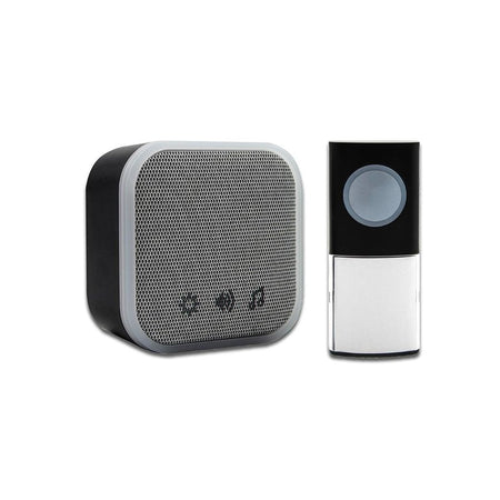 Uni-Com Plug-in Door Chime, Black