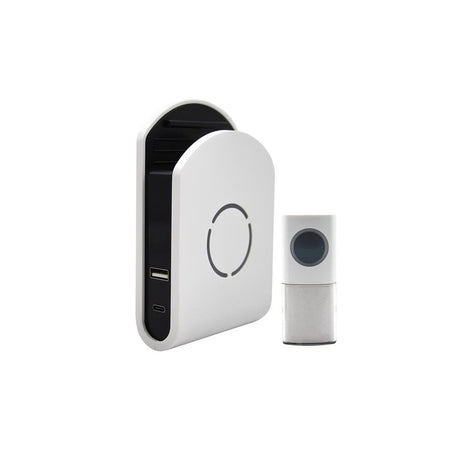Uni-Com Plug-in Door Chime with USB Charger