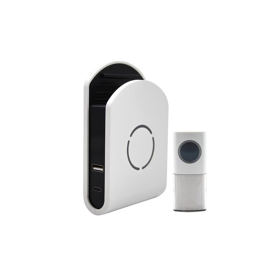 Uni-Com Plug-in Door Chime with USB Charger