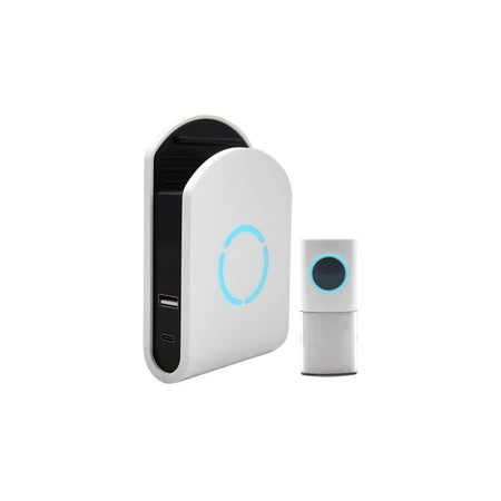 Uni-Com Plug-in Door Chime with USB Charger