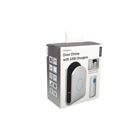 Uni-Com Plug-in Door Chime with USB Charger