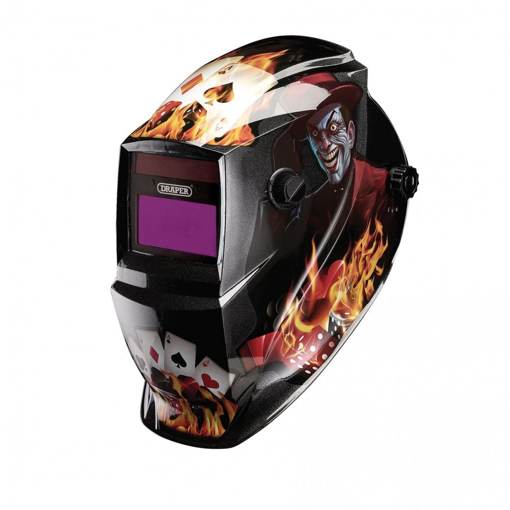 Auto-Darkening Welding Helmet, Playing Cards : Model No. WHVS-PC