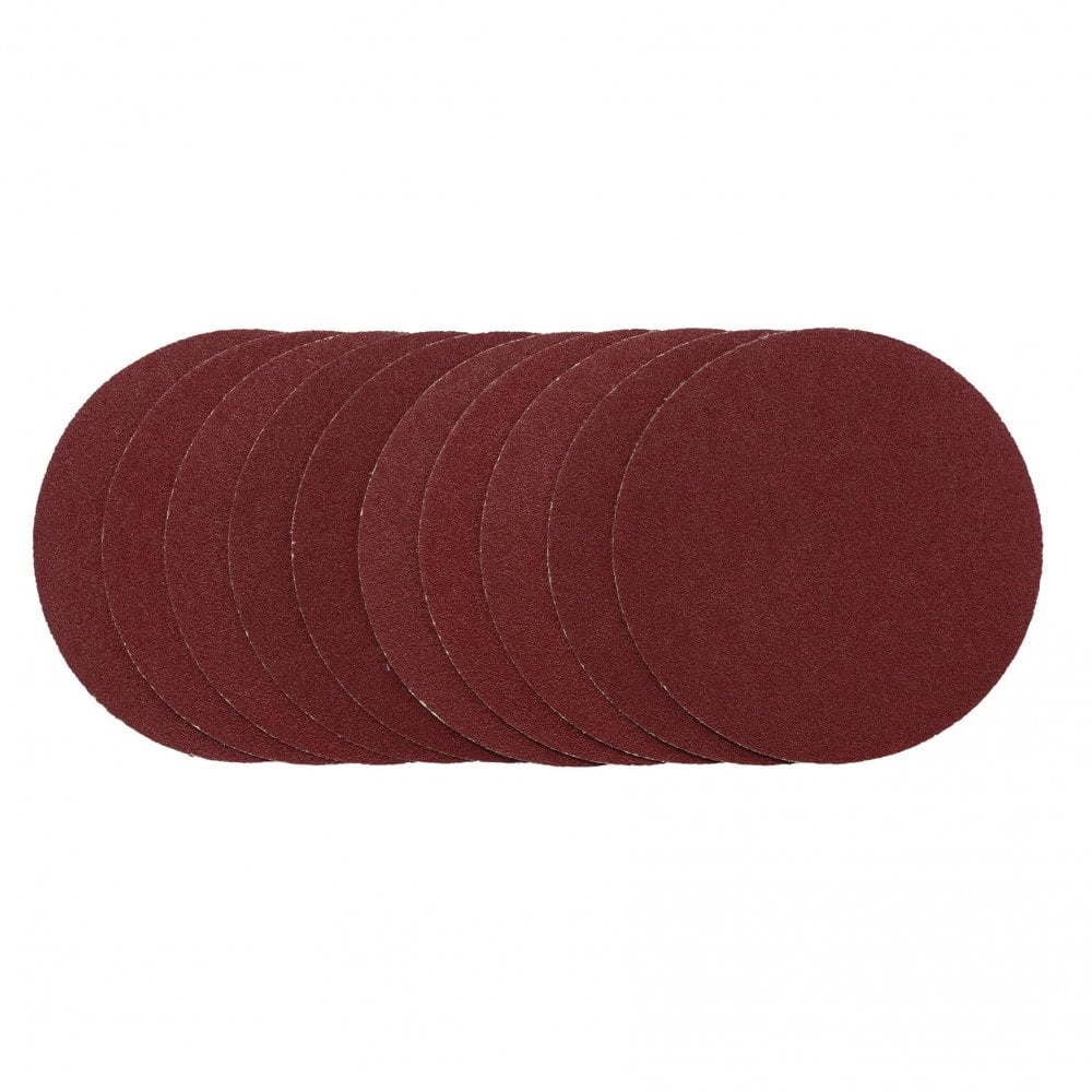 Sanding Discs, 125mm, Hook & Loop, 80G (Pack of 10) : Model No. SDHL125