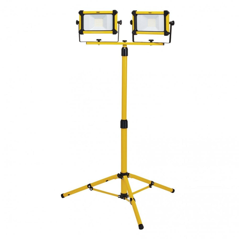 110V SMD LED Tripod Site Light, 2 x 10W, 2200 Lumens : Model No. 110V/TSL/10WT