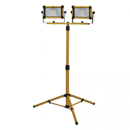 230V SMD LED Tripod Site Light, 2 x 20W, 4400 Lumens : Model No. 230V/TSL/20WT