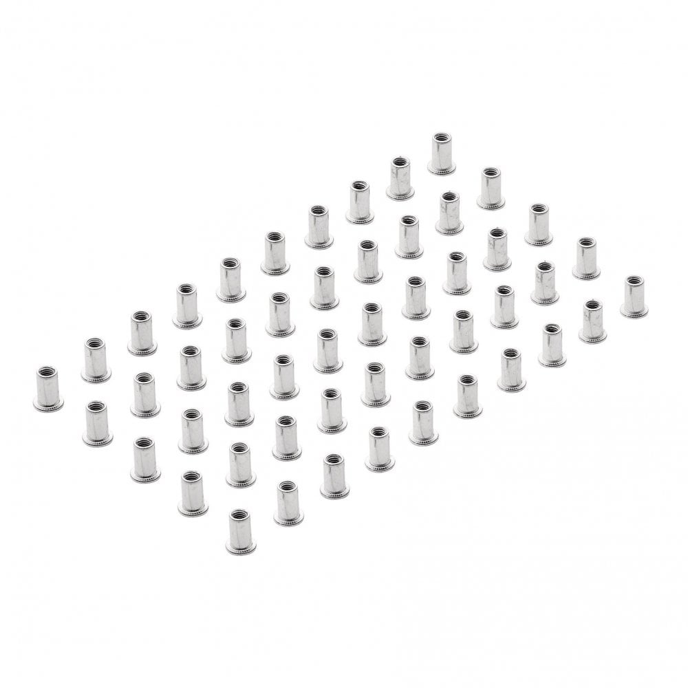 Zinc Plated Threaded Insert Rivet Nuts, M5 x 0.8mm (Pack of 50) : Model No. RIVNUT5