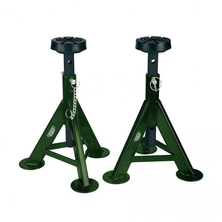 Draper Expert Axle Stands, 3 Tonne, Green (Pair) : Model No. AS3000EG