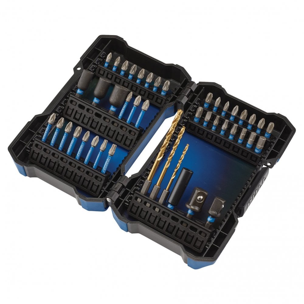 Draper Expert Impact Screwdriver Bit Set, 1/4" Hex (44 Piece) : Model No. IMBH44B