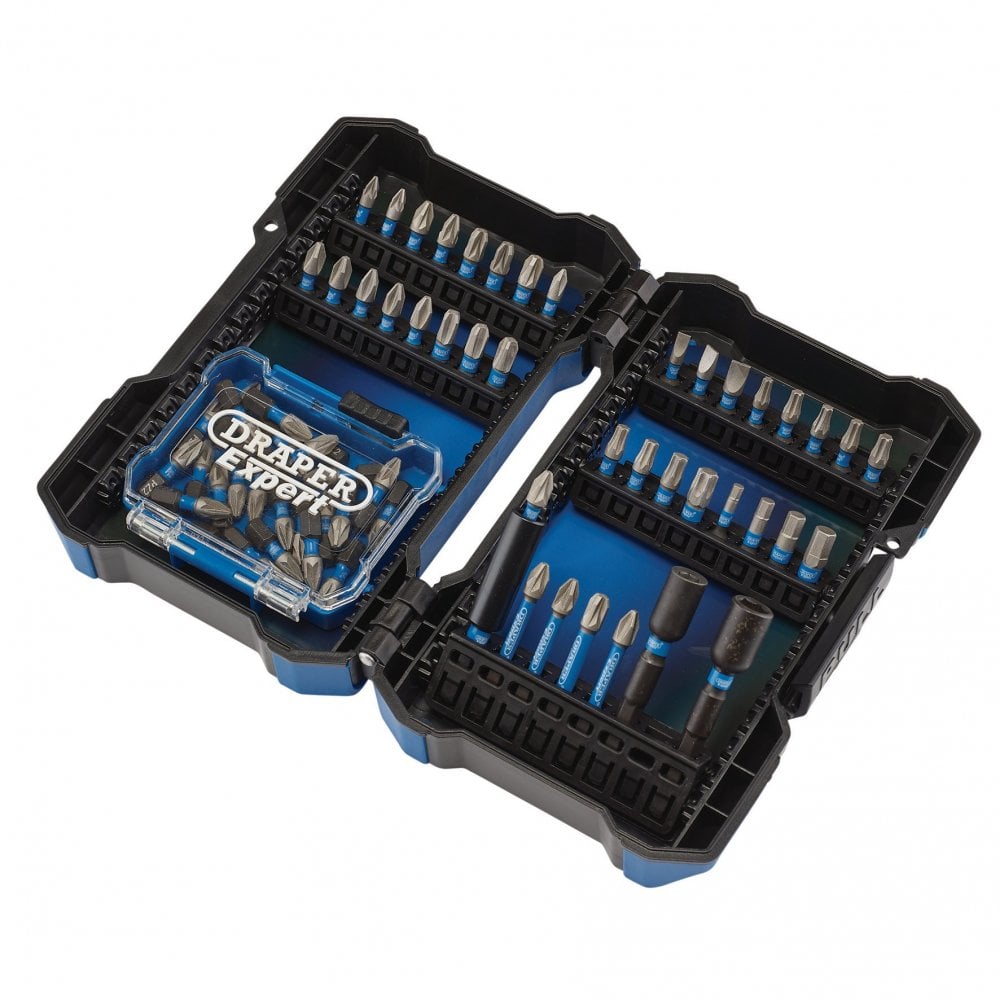 Draper Expert Impact Screwdriver Bit Set, 1/4" Hex (65 Piece) : Model No. IMBH65