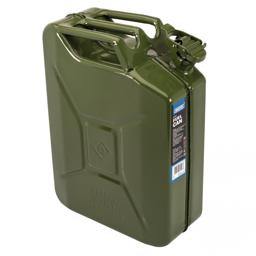 Steel Fuel Can, 20L, Green : Model No. SFC20L-GREEN/C
