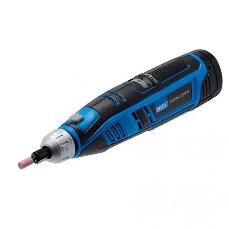 Draper Storm Force 10.8V Power Interchange Rotary Multi-Tool Kit, 1 x 1.5Ah Battery, 1 x Fast Charger (50 Piece) : Model No. CMG108SF/BMC