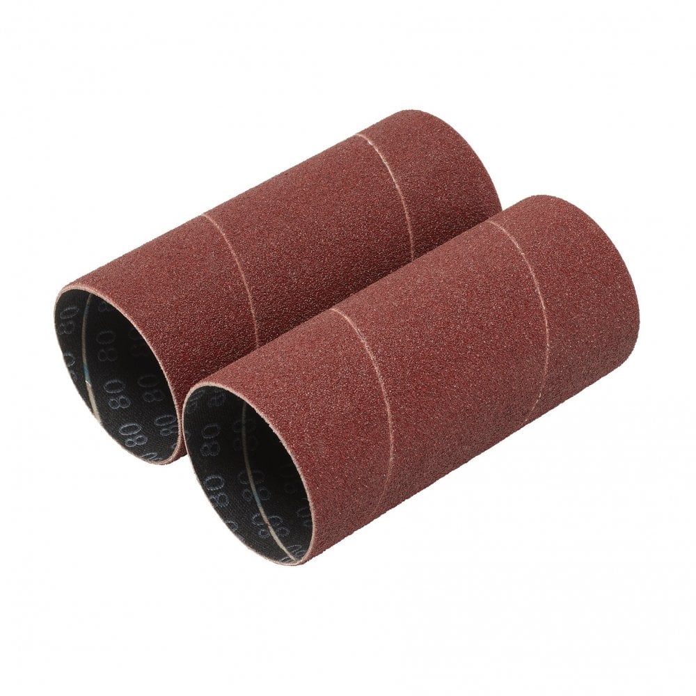 Aluminium Oxide Sanding Sleeves, 50 x 115mm, 80 Grit (Pack of 2) : Model No. SSAO5