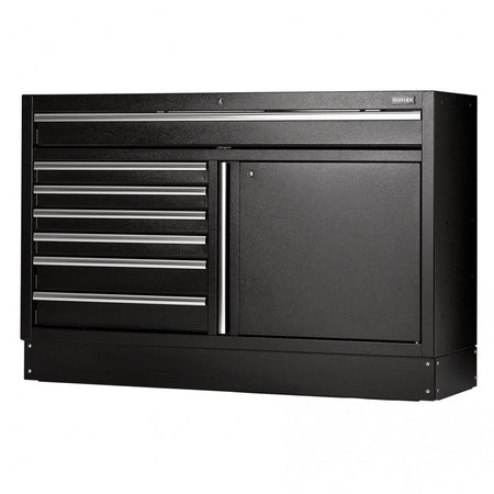 BUNKER Modular Floor Cabinet, 7 Drawer, 1360mm : Model No. MS400-7BU54