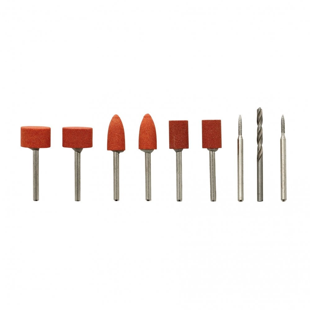 Grinding/Drilling Points for D20 Engraver/Grinder (9 Piece) : Model No. AD20EG-5