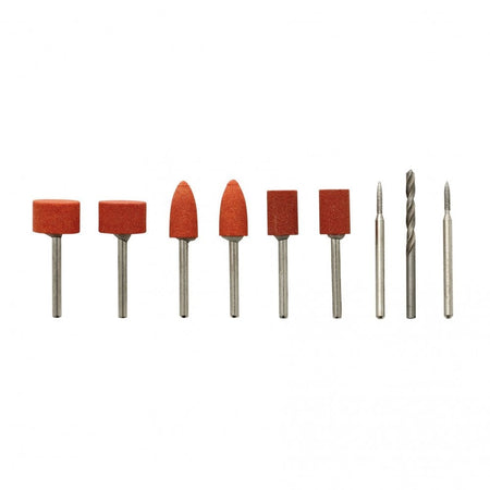 Grinding/Drilling Points for D20 Engraver/Grinder (9 Piece) : Model No. AD20EG-5
