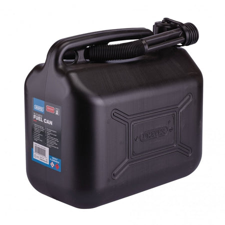 Plastic Fuel Can, 10L, Black : Model No. PFC10