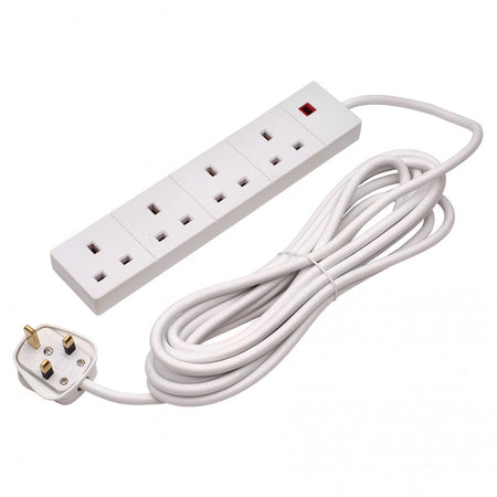 Four Socket Extension Lead with Neon Indicator, 5m : Model No. CEDTS4513M