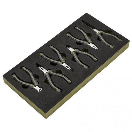 Draper Expert Mini Pliers Set in EVA Foam Tray (6 Piece) : Model No. PL-EX/MP-EVA