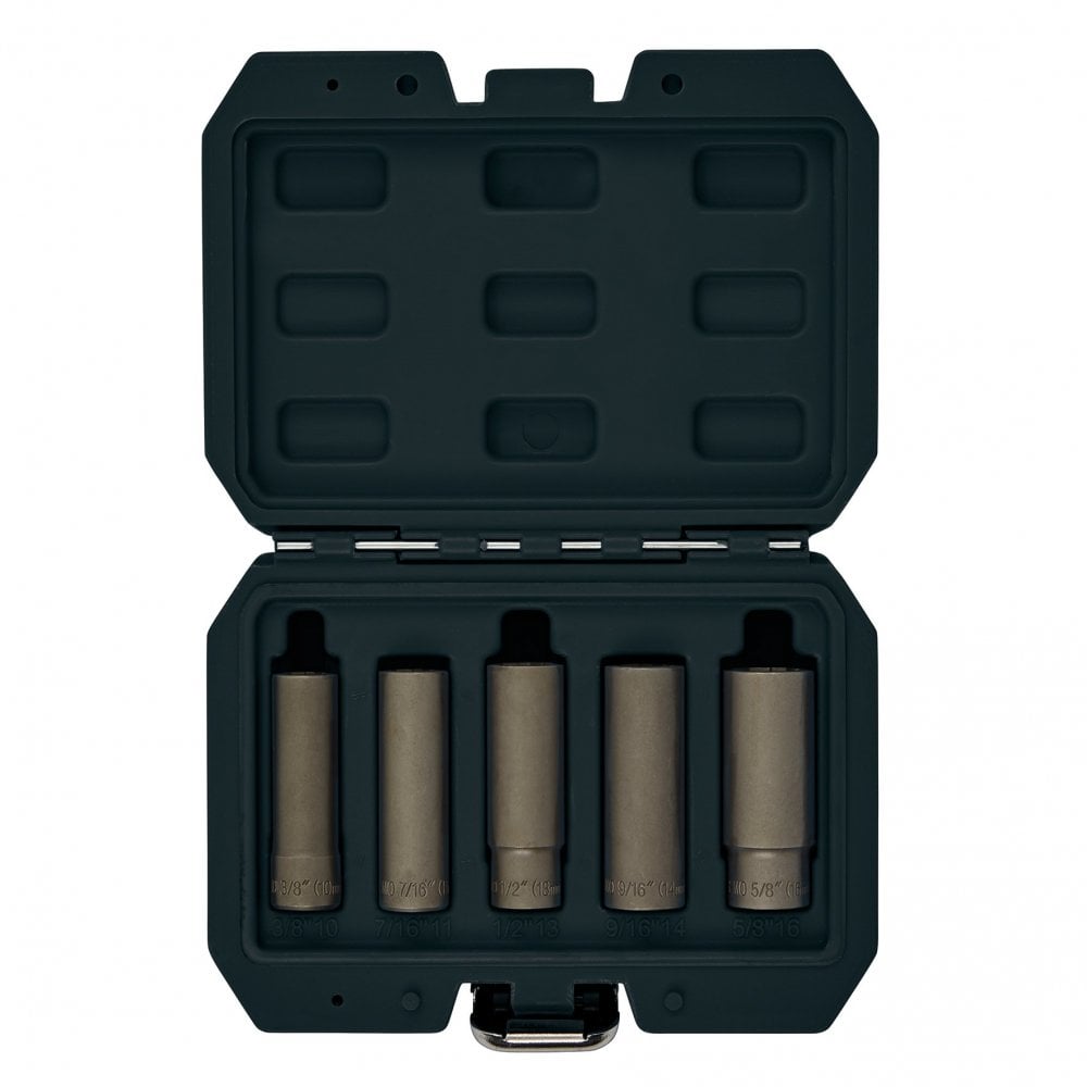 Wheel Nut Double Socket Set, 3/8" Sq. Dr. (5 Piece) : Model No. LWN/DS5