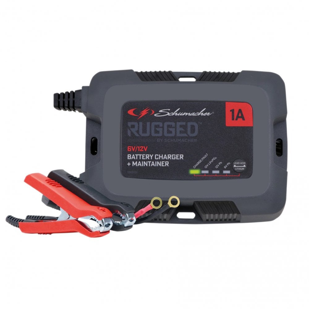 Schumacher SPX457 Rugged 6/12V Battery Charger and Maintainer, 1A : Model No. SPX457