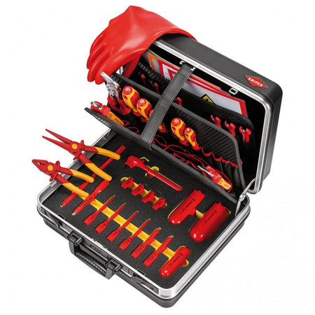 KNIPEX 00 21 05 EV Tool Case "Basic" E-Mobility , 34 Parts, 410mm : Model No. 00 21 05 EV
