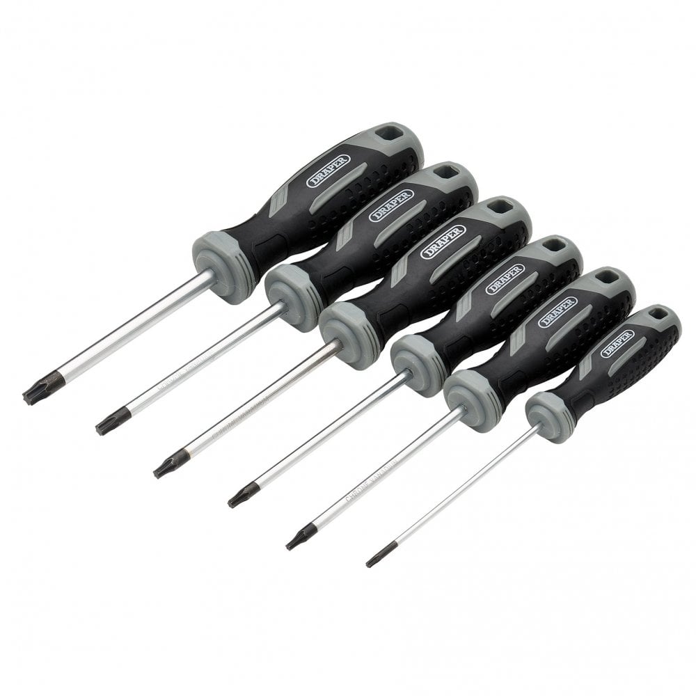 Draper TX-STAR Soft Grip Screwdriver Set (6 Piece) : Model No. 200/S4