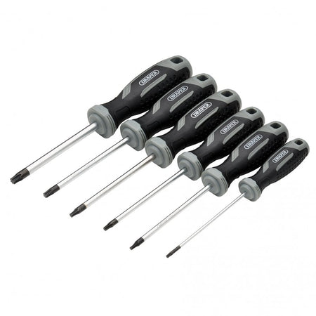 Draper TX-STAR Soft Grip Screwdriver Set (6 Piece) : Model No. 200/S4